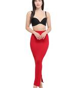 Red Viscose Spandex Knitted Dyed Shapwear