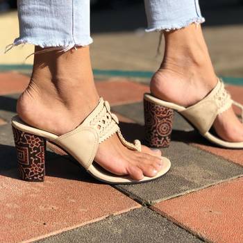 Beige Kolhapuri 2