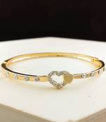 Saizen Bracelets For Women Gold Plated Crystal Bracelet Bangle Jewellery For Girls And Women