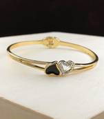 Saizen Bracelets For Women Gold Plated Crystal Bracelet Bangle Jewellery For Girls And Women