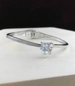 Saizen Bracelets For Women Silver Plated Crystal Bracelet Bangle Jewellery For Girls And Women