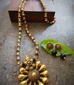 Oxidised Metal Antique Gold Mangalsutra