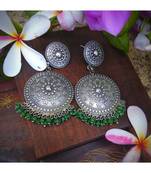 Oxidised Metal Silver Earring