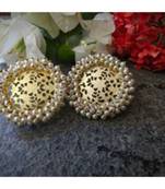 Oxidised Metal Silver Earring