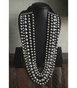 Oxidised Metal Silver Necklace