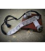 Oxidised Metal Silver Necklace