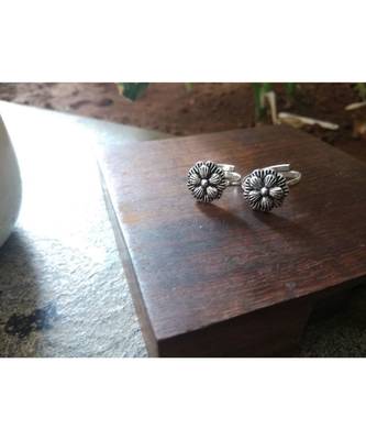 Oxidised Silver Toe Ring 1