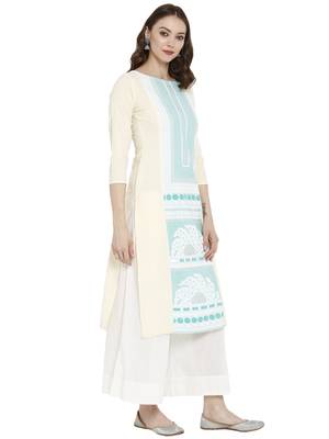 Multicolor printed crepe kurtas-and-kurtis 5