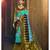 green woven silk cotton saree with blouse