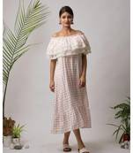 White Mish Cotton Dress