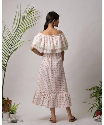 White Mish Cotton Dress 3