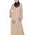 Modest Forever  Beige embroidered satin dubai style abaya