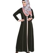 Modest Forever  Olive embroidered nida abaya