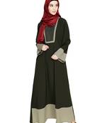 Modest Forever  Olive embroidered nida dubai style abaya