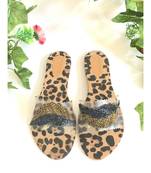 Leopard Feather Sliders