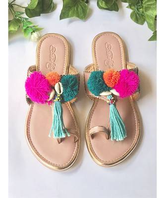 Boho Pink Kolapuri 1