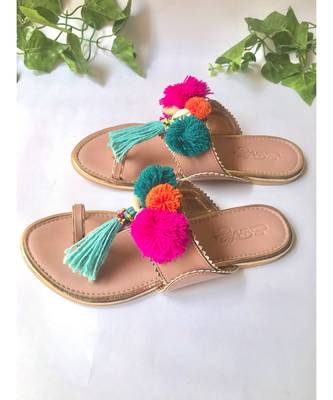 Boho Pink Kolapuri 2