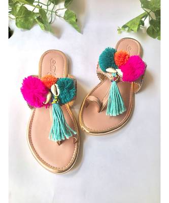 Boho Pink Kolapuri 3