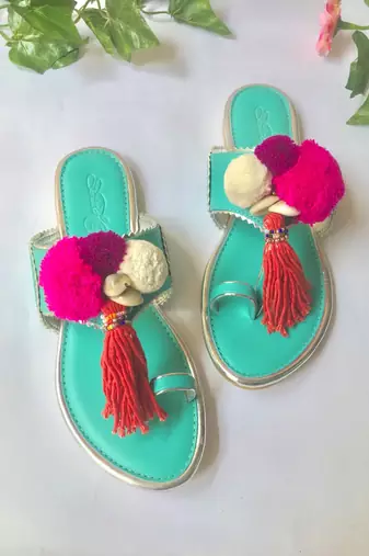 Boho Turquoise Kolhapuri
