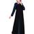 Modest Forever  Black embroidered nida abaya