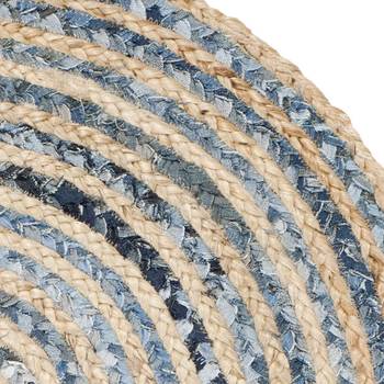 Modern Rug, Sisal Jute Rag Rug Round Circle Home Decor Cotton Jute Rugs 2