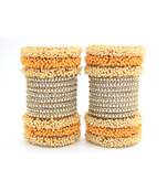 Yellow Set Of 2 Lac Bridal Bangle Sets