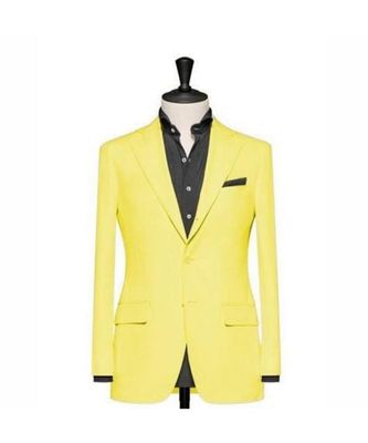yellow blazer coat