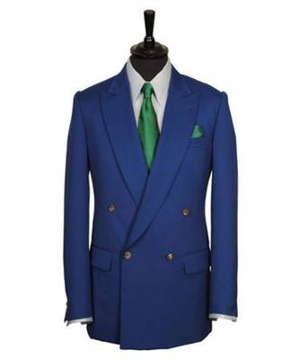blue wool Latest Design Blazer Coat 1