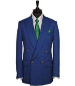 blue wool Latest Design Blazer Coat