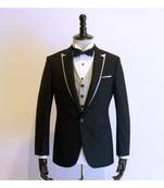 black wool Latest Design Blazer Coat