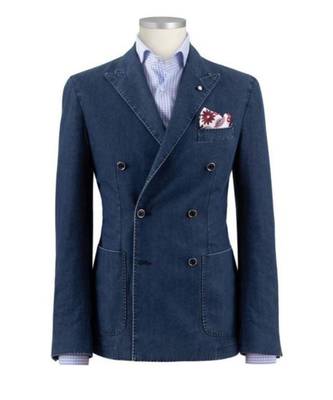 blue wool Latest Design Blazer Coat 1