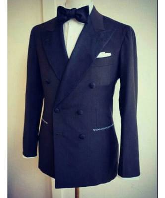 blue wool Latest Design Blazer Coat 1