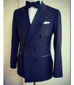 blue wool Latest Design Blazer Coat