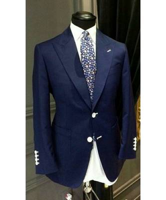 blue wool Latest Design Blazer Coat 1