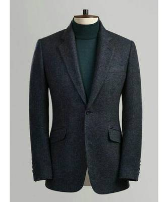 black wool Latest Design Blazer Coat 1