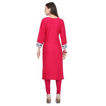Multicolor printed rayon party-wear-kurtis 4