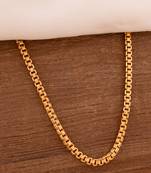 Golden chain medium length one gram gold