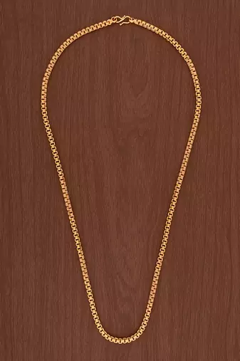 Golden chain medium length one gram gold