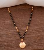  mangalsutra short with single vati one gram gold