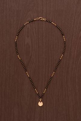  mangalsutra short with single vati one gram gold 2