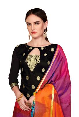 Black woven banarasi salwar 2