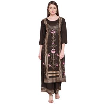 Green printed rayon kurtas-and-kurtis 1