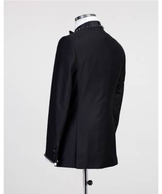 black wool Latest Design Blazer Coat 2