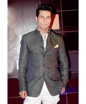 grey Jodhpuri Terry Wool Suit 1