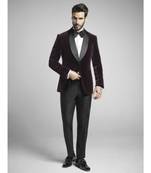 black Jodhpuri Velvet Suit