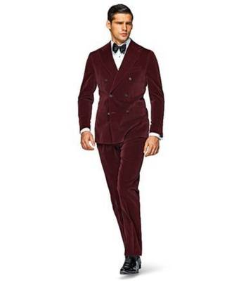 brown Jodhpuri Velvet Suit 1