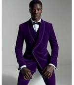 blue Jodhpuri Velvet Suit