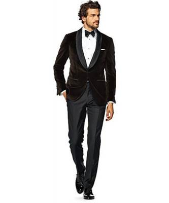 black Jodhpuri Velvet Suit 1