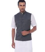 grey Modi Jacket Terry Wool Fabric Latest Design