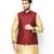 maroon Modi Jacket Terry Wool Fabric Latest Design